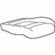 GM 42639012 Cushion Cover, Front