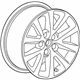 GM 23123754 Wheel, Alloy, Rear