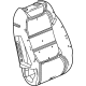 GM 42813381 Seat Back Pad, Front