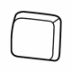 GM 12335813 Washer Nozzle Cover, Driver Side