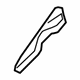 GM 19317853 Recline Handle, Front