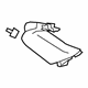GM 84256064 Side Gate Trim, Jet Black, Driver Side