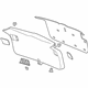 GM 85126137 Lower Gate Trim, Jet Black