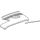 GM 84273095 Upper Trim Panel, Black, Driver Side