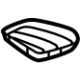 GM 84689158 Defroster Grille, Black, Driver Side