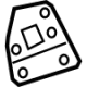 GM 23113990 Wheelhouse Assembly Upper Bracket, Rear Inner Driver Side