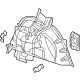 GM 23242536 Inner Wheelhouse, Rear Passenger Side