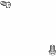 GM 11548670 Center Buckle Bolt