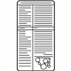 GM 15125203 A/C Label