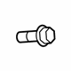 GM 42363844 Side Gate Trim Pivot