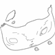 GM 42852664 Lower Gate Trim, Driver Side