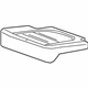 GM 84420958 Seat Cushion Pad, Driver Side