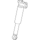 GM 84767546 Shock Absorber, Rear Upper Driver Side