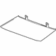 GM 13279889 Center Cover, Black; Titanium, Front Rear