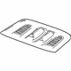 GM 13279893 Trim Cover, Black; Titanium