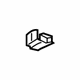 GM 84060566 Lower Extension Lower Reinforcement, Driver Side