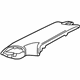 GM 23154110 Seat Belt Cover, Black, Driver Side