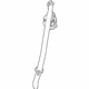 GM 19355831 Outer Belt Assembly, Rear Driver Side