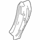 GM 23458218 Lock Pillar Reinforcement, Rear Driver Side