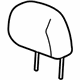 GM 90804443 Headrest