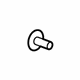 GM 13586166 Seat Back Frame Bolt, Rear