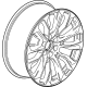 GM 84423416 Wheel, Alloy, Rear