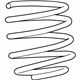 GM 84186921 Coil Spring, Front