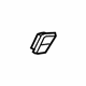 GM 84084517 Lock Switch, Jet Black, Driver Side