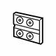 GM 39037299 Lower Absorber Bracket, Driver Side