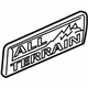 GM 23100377 Nameplate, Front Passenger Side