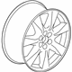 GM 22877555 Wheel, Alloy, Rear
