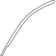 GM 42845363 Upper Molding, Driver Side