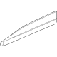 GM 42811553 Lower Molding, Front Driver Side