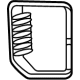 GM 84319825 Trim Ring, Black, Driver Side