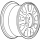GM 88952516 Wheel, Alloy