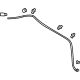 GM 42494806 Drain Hose, Driver Side