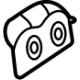 GM 39151145 Upper Rail Bracket, Front Driver Side