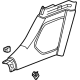 GM 85117720 Rear Sill Plate, Red, Driver Side