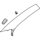 GM 85512214 Windshield Pillar Trim, Black, Driver Side