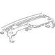 GM 86507556 Upper Dash Panel, Jet Black