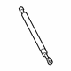 GM 42439804 Lift Cylinder, Passenger Side