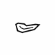 GM 25903597 Seat Belt Bezel, Rear Driver Side