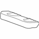 GM 15903731 Seat Cover, Titanium, Rear