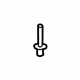 GM 11546684 Lower Cover Rivet, Rear