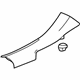 GM 84445015 Rear Sill Plate, Jet Black, Driver Side