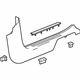 GM 84445007 Front Sill Plate, Jet Black, Driver Side