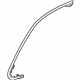 GM 84837696 Upper Molding, Gloss Black, Front Driver Side