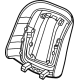 GM 84942533 Seat Back Panel, Black, Front Driver Side