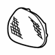 GM 12482432 Speaker Grille, Blue, Driver Side