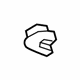 GM 84136822 Sunvisor Support